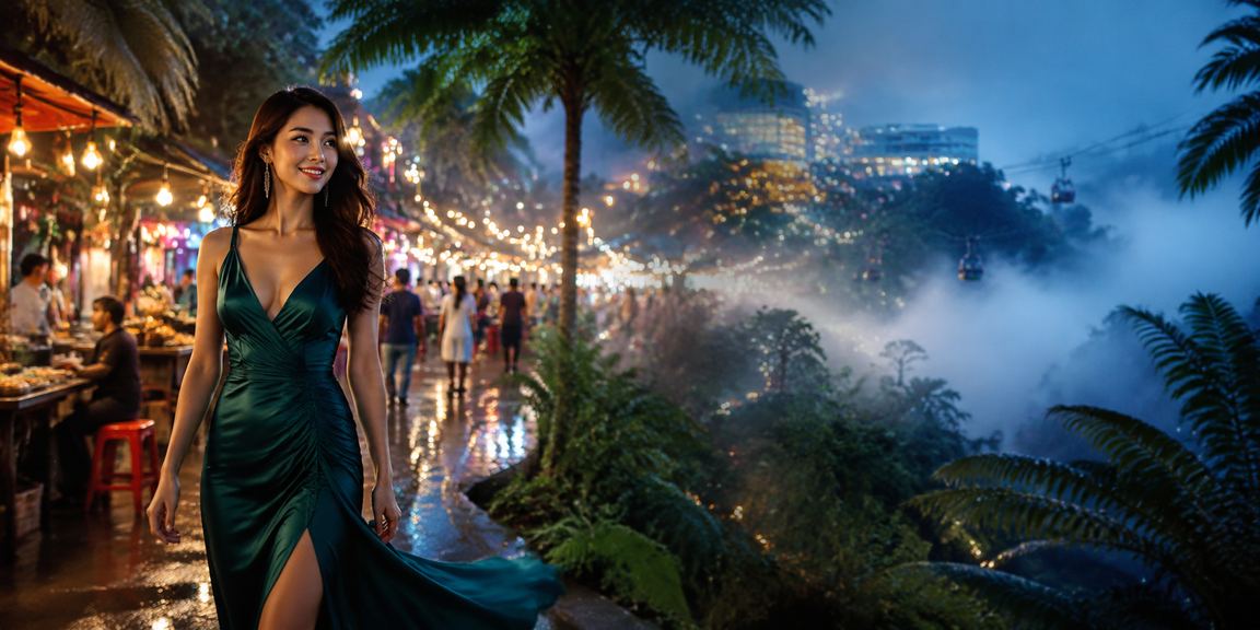 Paparan antara muka deposit platform dg10 di Genting Highlands